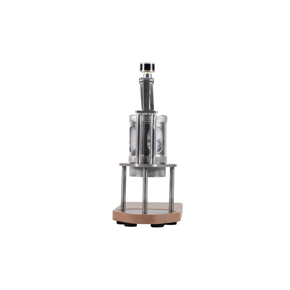 Macchina per caffè a mano | Portable & Detachable Manual Espresso Maker con filtro da 51 mm senza bottomless | Manometro da 6 – 9 bar | per casa e ufficio e campeggio