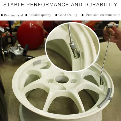 Image of DXNQ 2PCS Valve Stem Installation Fishing Tool, Valve Stem Puller Tire Repair Fishing Tool, Universal Auto Plug Core Remover for Valve Stem Installation and Removal, Car Accessories