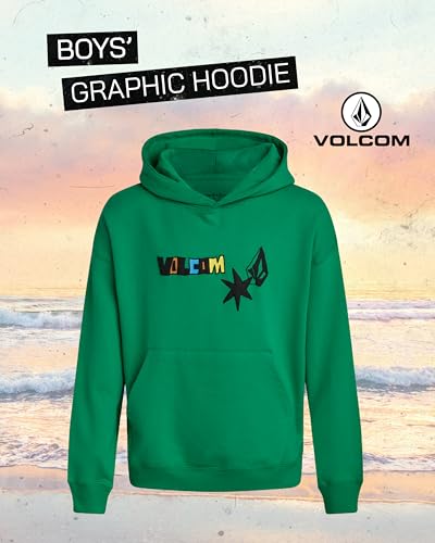 Volcom Boys Hoodie - Long Sleeve Pullover Graphic Hoodie Sweatshirt - Warm Casual Hoodies for Boys (8-20)2