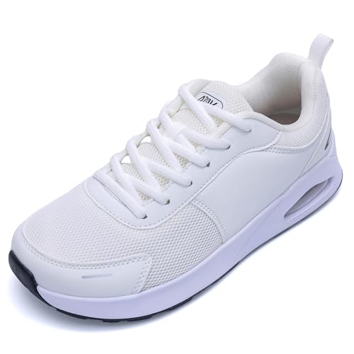 Image of IIV Women Wide Toe Box Walking Shoes Arch Support Running Tennis Sneakers Plantar Fasciitis Shoes