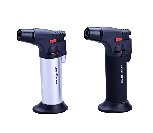 SILVER MATCH - Design-Gasfackel, regulierbare Flamme - Perfekt zum Kochen: Crème Brulée, Grills, Grill, Campingkocher… – Bild 5