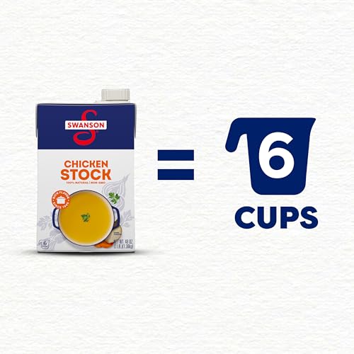 Image of Swanson 100% Natural Chicken Stock, 48 oz Carton (Pack of 3)