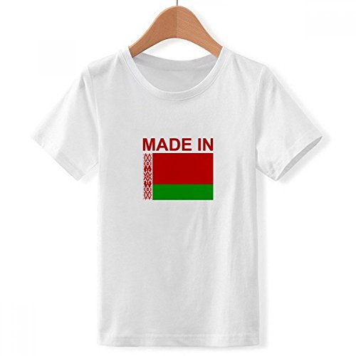 T-shirt Biélorussie blanc XL : fini les hauts d'ados sans originalité