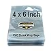 500 pcs Quality 4 x 6 inch Odorless PVC Shrink Wrap Bags for Soaps, Bath Bombs, Bottles, Crafts & DIY Homemade Products by Mighty Gadget (R) - 100 Gauge