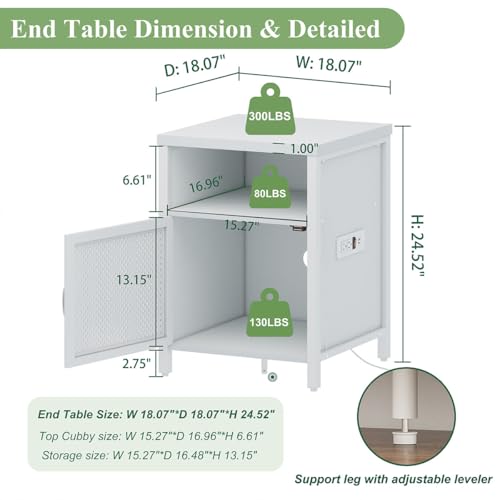 FATORRI-Side-Table-for-Living-Room-Modern-End-Table-with-Storage-Nightstand-with-Metal-Door-White-Oak