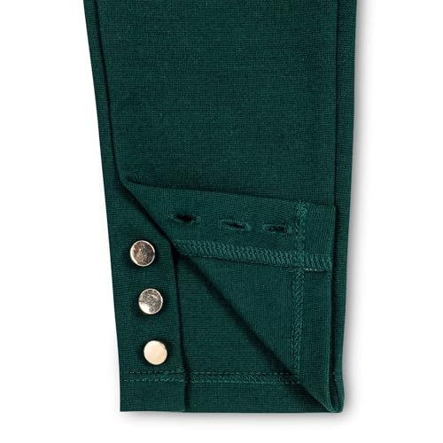 Image of Hope & Henry Girls' Ponte Pants with Button Details