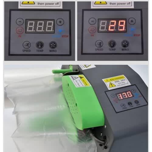 Buffer Bubble Bag Inflator Air Cushion Packaging Machine Air Pillow Maker 12M/M