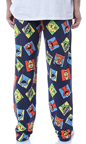 Sesame Street Men's Cookie Monster Elmo Big Bird Oscar The Grouch Big Bird Bert Ernie Lounge Sleep Pajama Pants4