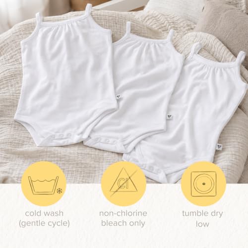 Burt's Bees Baby Girls' One-Piece Camisole Bodysuits - image 9