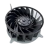 Lelukee Replacement Internal Cooling Fan for PS5-DC12V1.9A-17 Blades-CPU Cooling Fan for Sony Playstation 5 PS5 Series
