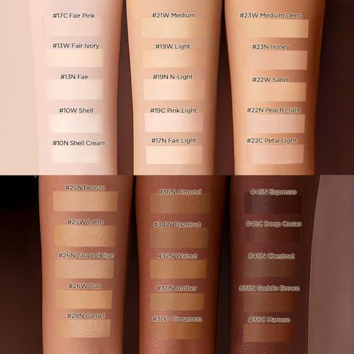 Image of JUNG SAEM MOOL Essential Skin Nuder Cushion | Natural Finish, Buildable Coverage Cushion Foundation by Korean Makeup Artist (Refill Included, SPF 50 | Gift Set with Mool Cream & Puff), 21 Medium