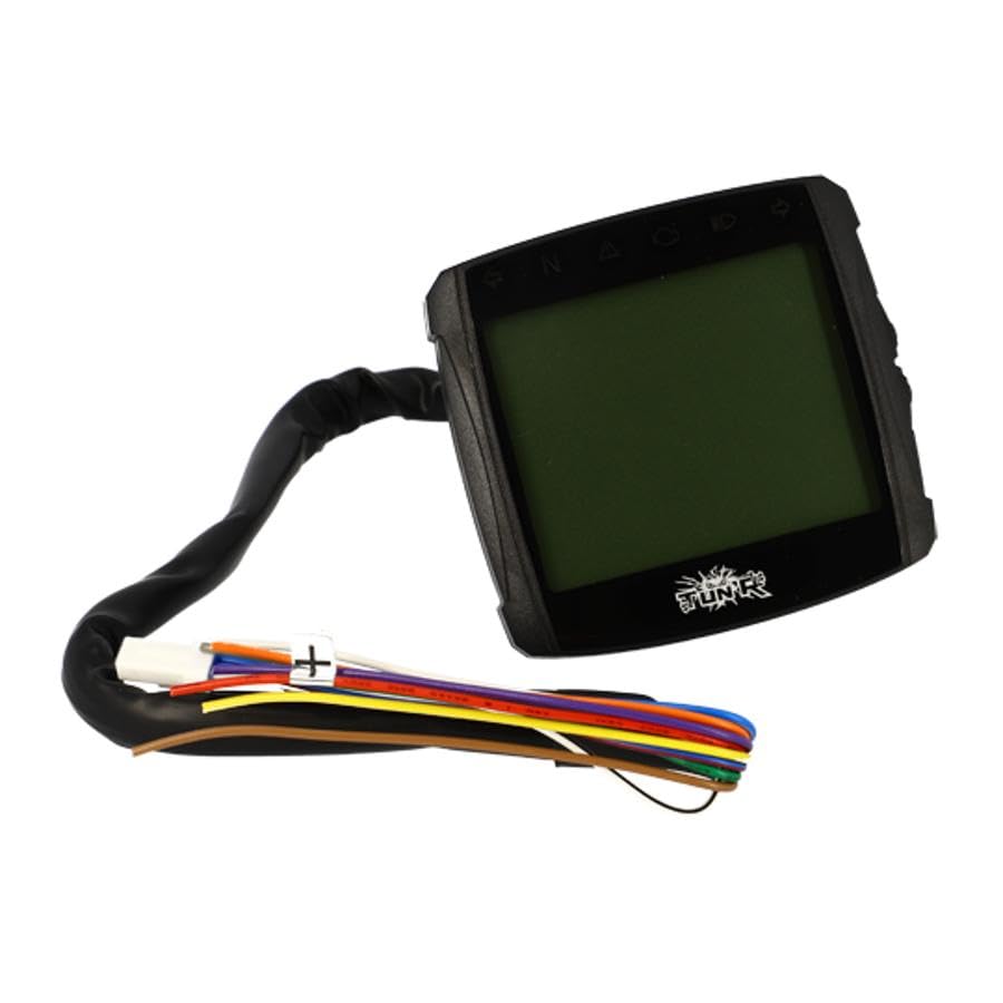 cyclingcolors compteur de vitesse moto scooter mobylette digital multifonction avec support universel