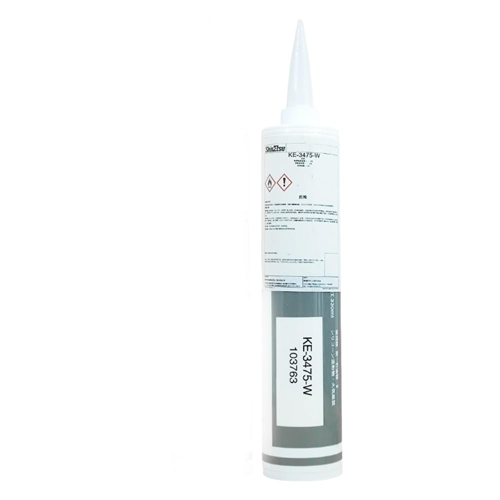 Shin-Etsu KE-3475-W Sigillante resistente alle alte temperature in gomma siliconica Colla di rivestimento a bassa volatilità 330ML