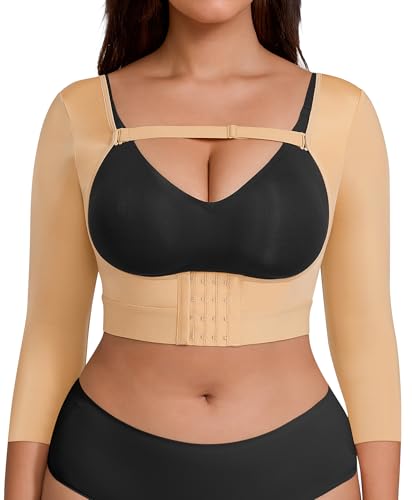 Image of FeelinGirl Upper Arm Shaper for Women Faja Post Surgery Slimming Compression Sleeves Arm Lipo Compression Garments