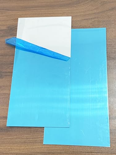 Image of 430 Stainless Steel Metal Plates,Suitable for Installation Plate Walls, Suitable for Metal Plates in processes, Kitchens, and Offices (2, 0.8mm Thick-6inch x 12inch)