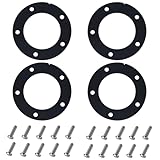4 Pack Fuel Tank Sending Unit Gasket Kit (NBR), Fuel Tank Sender Gasket & Gas Gasket Material for Boat Gas Tank, Car Truck, Replacement Fuel Pump Gasket