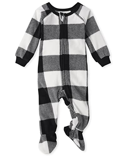Image of The Children's Place Baby Family Matching, Holiday Pajama Sets, Fleece