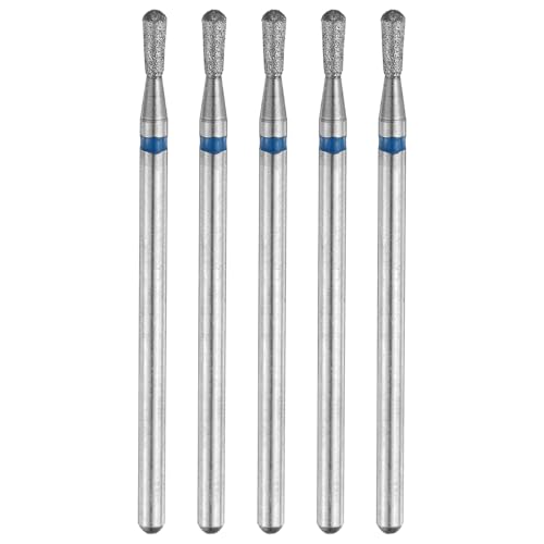 Set de 5 Fresas Diamante 120-140 Grit 2mm x 5mm para Cerámica miniatura 1