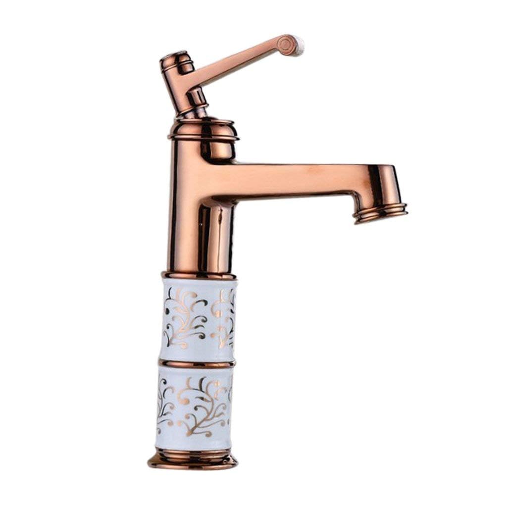 Robinet élégant pour cuisine et salle de bain au style cuivre raffiné