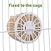 MERRYHAPY Reusable Bird Nesting Material and Cage Nest Pad with Cotton Jute Mix Breathable Natural Bedding for Wild Birds and Suitable for and Outdoor Nest Building