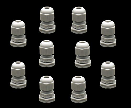 Image of Electronicspices PACK OF 10 cable glands high quality pg type IP68 waterproof cable gland