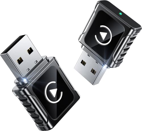 Image of JDG Wireless CarPlay Adapter, Converts Wired CarPlay to Wireless, for Cars with Built-in Wired Apple Carplay, Super Mini USB Design Car Play Adapter for iPhone, (Black)