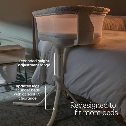 HALO BassiNest Swivel Sleeper 4.0 Air, Over-Bed Baby Bassinet with 360 Rotation, Oat - image 9