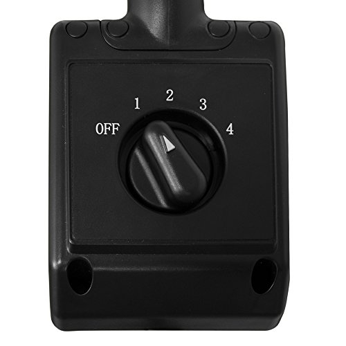 XPOWER FC-300 Ventilador de circulación de aire industrial de alta resistencia de alta velocidad para toda la habitación, ventilador de piso de taller de utilidad, velocidad variable, temporizador, 14