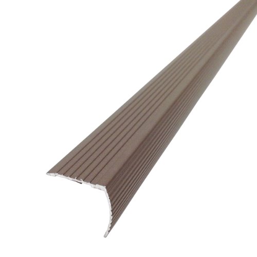 M-D Building Products 43311 M-D Fluted Stair Edging Transition Strip, 36 in L, Aluminum, Prefinished, Spice, quot