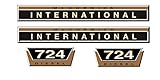  MC Cormick/IHC Aufkleber Motorhaube 724 Gold