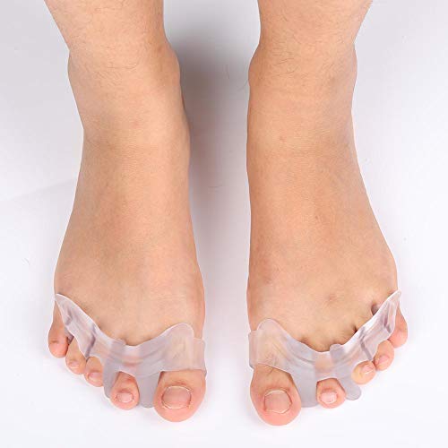 Toe Separators Kit, Silicone Toe Separation Combination Big Toe Second Toes and Fifth Toes Spreaders for Bunion, Overlapping Toes and Drift Pain Pads