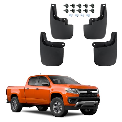 Image of Mud Flaps Mud Guards Replacement for Chevy Colorado /GMC Canyon 2015-2022 Mudflaps Mud Splash Guards Front and Rear No Drilling Required 4PCS