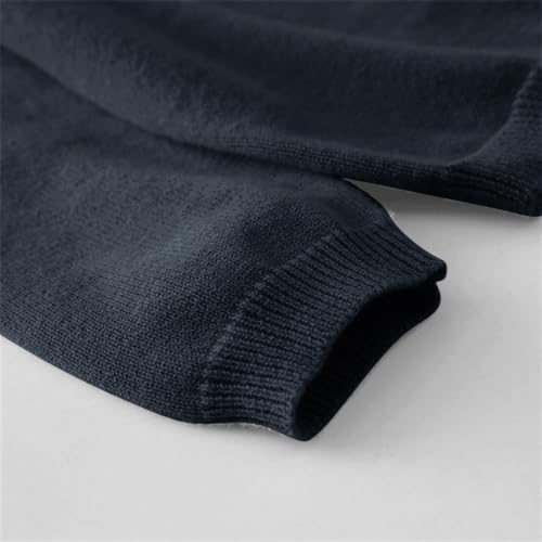 Girls Cardigan Sweater Kids Button Up Knit Crewneck Sweaters Navy 7-8 T - image 5