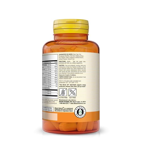 Mason Natural Vitrum 50+ Adult Multivitamin