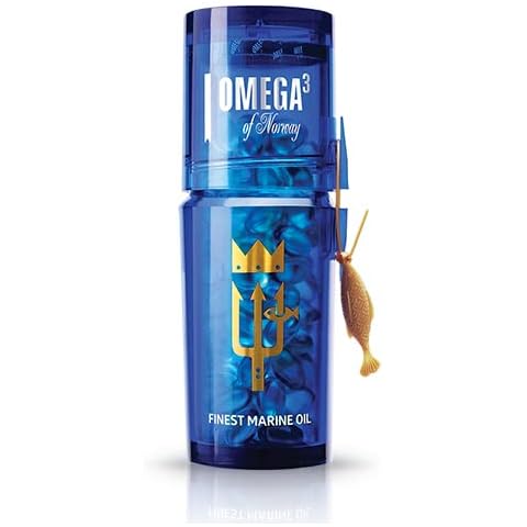 Omega3 of Norway - Purest & Richest Nordic Fish Oil, Vitamin Supplement 120 Capsules - 60 Day Supply Omega 3 Fish Oil Cover