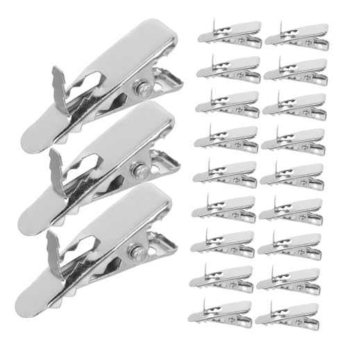 ULDIGI 100pcs Christmas Ornament Clips Alligator Clips for Holiday Wreaths Floral Decorations DIY Crafts Secure Grip for Festive Decor