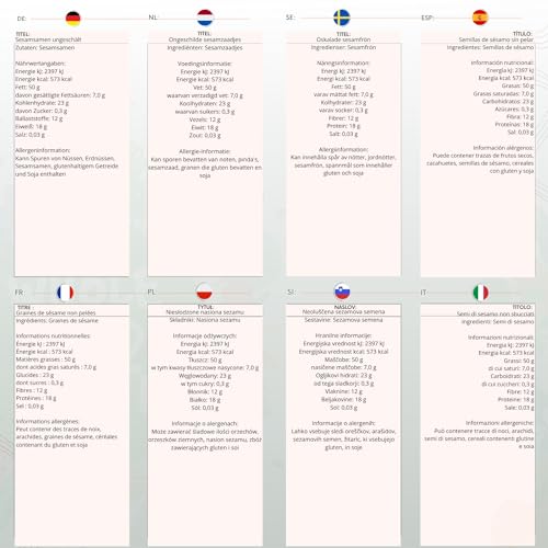 Wholefood Earth Sesame Seeds Unhulled 1 kg | GMO Free | Natural | Source of Fibre | Source of Protein