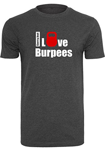 T-shirt de sport pour homme anti-frottement EMOM Fitness gris foncé M