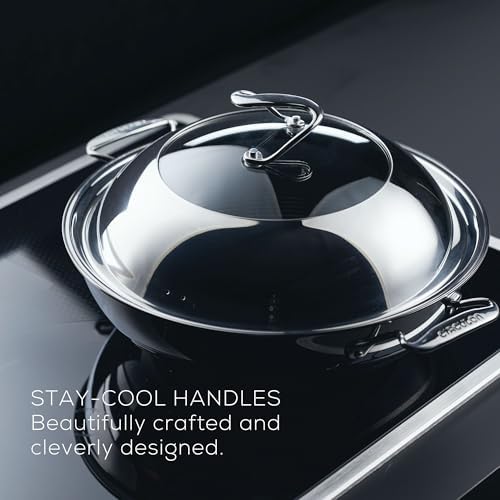 Circulon Clad Stainless Steel Wok/Stir Fry - Thumbnail 2