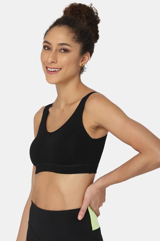 Image of Intimacy Active Sports Bra for Women Medium Coverage, Non-Wired, Non-Padded, Seamless, Stretchable Comfortable Support Activewear for Women