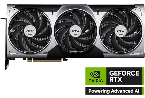 msi gaming rtx 5090 32g ventus 3x oc graphics card 32gb gddr7 512-bit extreme performance 2452 mhz displayport x3 21a hdmi 21b nvidia blackwell architecture