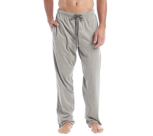 Hanes Men's Big Man Classics 100% Cotton Knit Pant - 2 Pack, 4047B, Black/Grey, 3XL3
