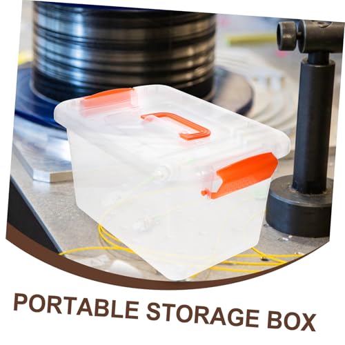 Cajas almacenaje transparentes con tapa resistente para proteger ropa y objetos del polvo 4