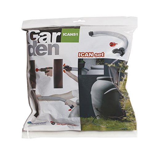 Prosper Plast Ican Set voor regendouche, 31,5 x 28 x 5 cm, antraciet, 31.5x28x5 cm - Image 3