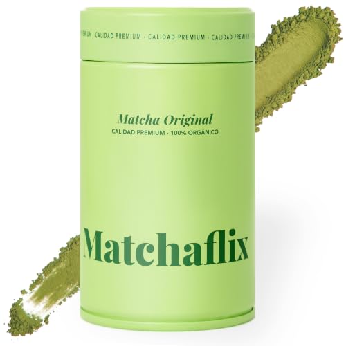 Matchaflix | Té Matcha Premium Original | Té Matcha en polvo para 3 meses | Matcha 100 gramos.