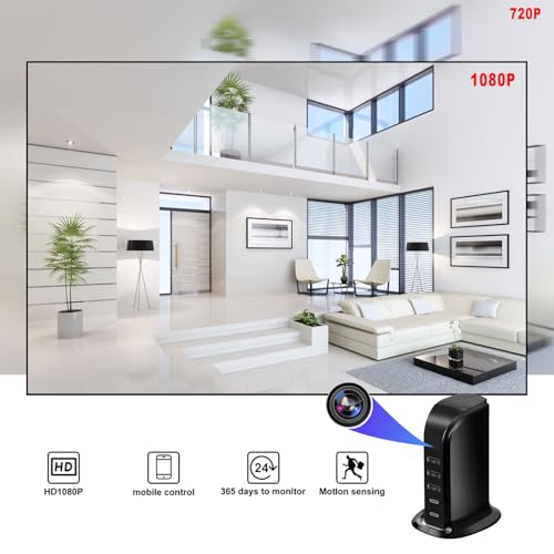 ZHOLIRNI Security Camera USB Charger Camera Indoor Wireless 1080P Nanny Cam with Night Vision for Home, Baby，Pet by ZHOLIRNI - Image 4