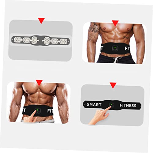 Cinturón de ejercicio abdominal inteligente con función quema grasa y material resistente 5