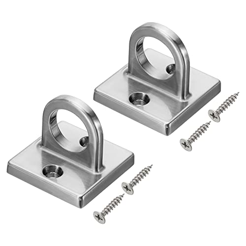 Ganchos de montaje en pared PATIKIL para fijar de forma segura cuerdas en barreras de filas plata 2