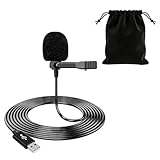 Longueur du câble flexible : microphone à clip PC avec câble de 1,5 m offrant une liberté de mouvement suffisante tout en assurant une transmission stable du signal. Idéal pour une utilisation au bureau ou en déplacement, sans compromettre la qualité d'enregistrement