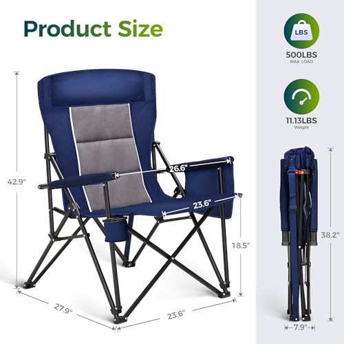 ALPHA-CAMP-Oversized-Folding-Camping-Chairs-High-Backrest-Heavy-Duty-Lawn-Chairs-for-Adults-Support-500-LBS-Portable-Camp-Chairs-with-Cup-Holders-Large-Side-Pocket-for-Outdoor